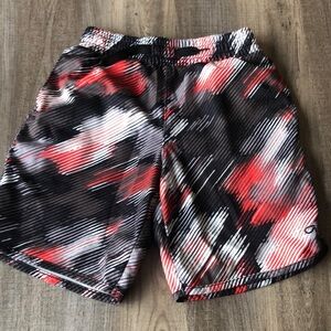 Gap fit boys Black and Red Patterned Shorts